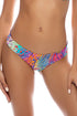 Luli Fama Wild Waters Seamless Wavy Ruched Back Bottom